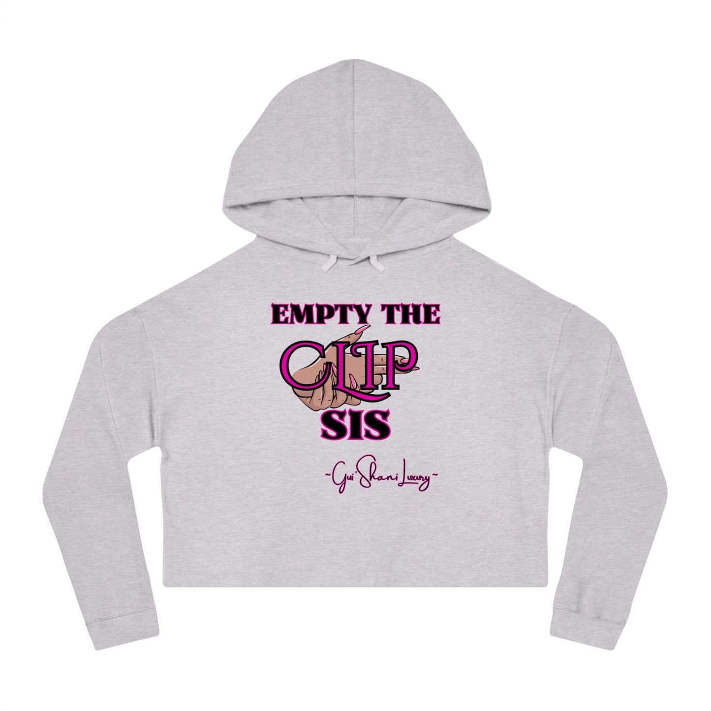 Empty the Clip Women’s Cropped Hoodie
