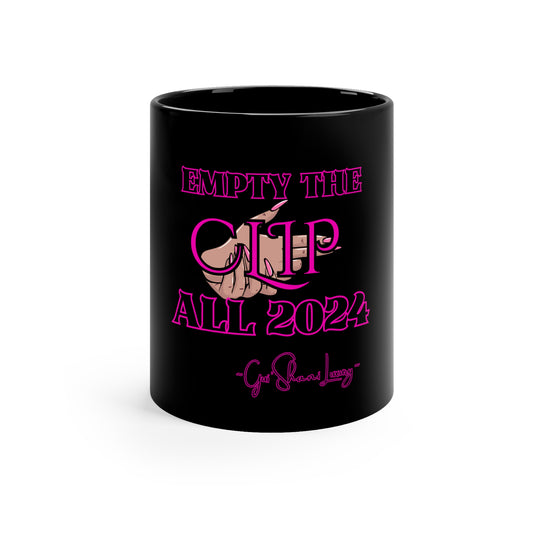 Empty the Clip 11oz Black Mug